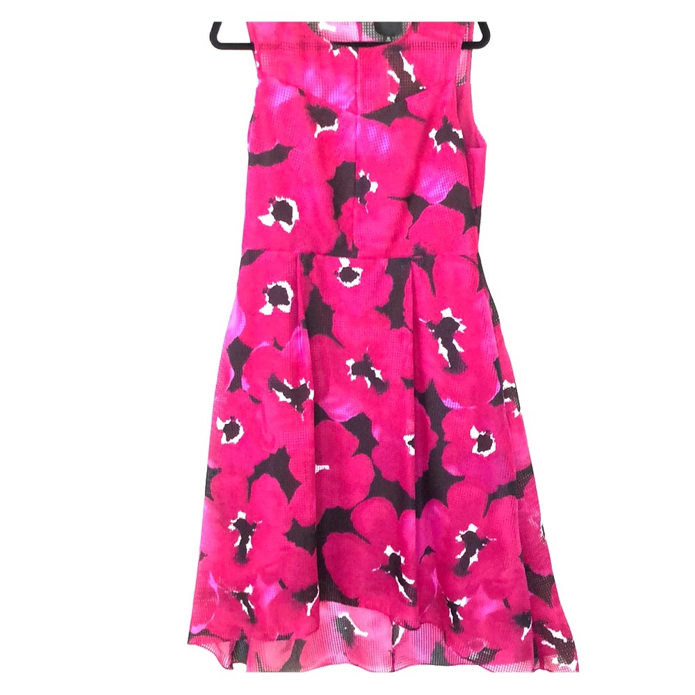 Alex Marie pink floral high low midi dress